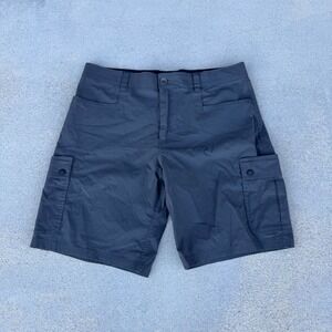 Orvis Shorts Mens Size 36 Charcoal Voyager Stretch Snap Button‎ Cargo